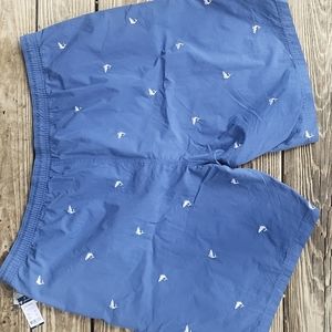 Cremieux Shark Embroidery Swim Trunk 3XTALL